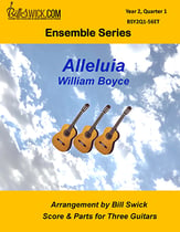 Bill Swick's Year 2, Quarter 1 - Intermediate Ensembles for Three Guitars Guitar and Fretted sheet music cover